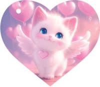 Открытка 5*4см "Валентинка"