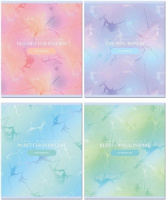 Тетрадь А5 48л кл. Полином "Shiny office" УФ-лак, 4 дизайна