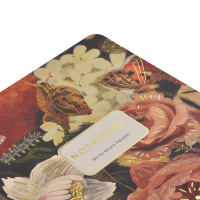 Записная книжка А5  40л. картон, мягк.пер. "Flora. Lush Bouquet" лин.