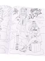 Раскраска А4 16стр. "Модные девочки"