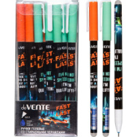 Ручка гелевая стираемая deVENTE "Fast Or Last" синяя, 0,5мм