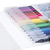 Фломастеры кистевидные 18цв "S-Brush. АНИМЕ"