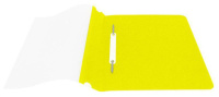 Скоросшив. пласт. А5 прозр. верх.  желтый Люкс , 0.14/0.18