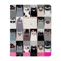 Тетрадь А5 12л лин. "Котомания"