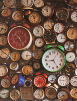 Пакет подар. бумажн. 32*26*8см, Часовщик