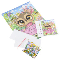 Аппликация из пайеток 17*23см "Совушка"