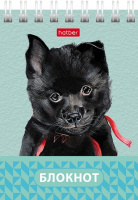 Блокнот А7  40л гребень "Глазки, ушки, носик" кл.