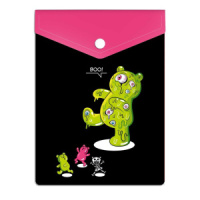 Конверт на кнопке  с рисунком А6 Желейные мишки