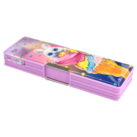 Пенал пластиковый (215*70*30) "Заяц" пвх, магнитный клапан