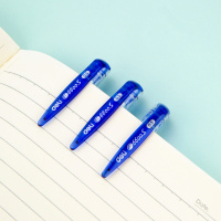 Ручка гелевая Deli Daily   0,5мм синяя резиновая манжета