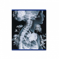 Тетрадь А5 48л кл. Erich Krause "Flower Ray", металлизир.голография MIX-PACK