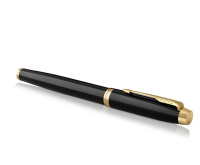 Parker IM Core Роллер Т321 Black GT F черные чернила