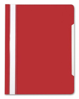 Скоросшив. пласт. прозр. верх.  малиновый, 0.12/0.16