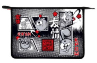 Папка д/тетрад. А4 (340*245*40) молния сверху, пластик "Смешарики"