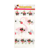 Скатерть п/э 108*180см фламинго