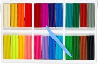 Пластилин 24цв 480гр. Классика, со стеком,  карт.упак.