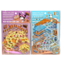 Наклейки-румбокс д/создания миниатюрных сцен "Куроми и друзья" микс Наклейки-румбокс д/создания миниатюрных сцен "Куроми и друзья" микс