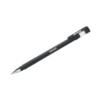 Ручка гелевая Berlingo "Velvet" черная, 0,5мм, прорезиненный корпус