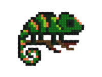 Конструктор 2D пластм. 385 дет. А5 "Хамелеон"