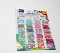 Конфетти в пенале 24цв., 12 видов