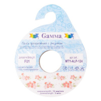 Лента атласная декоративная "Gamma" 12мм*3м розовая