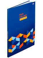 Тетрадь А4 7БЦ  96л кл. сшивка Проф-Пресс "Контрастный узор" глянц.лам.